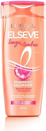 L'Oréal Paris Elseve Shampoo Salvador Longo dos Sonhos, com Óleo ...