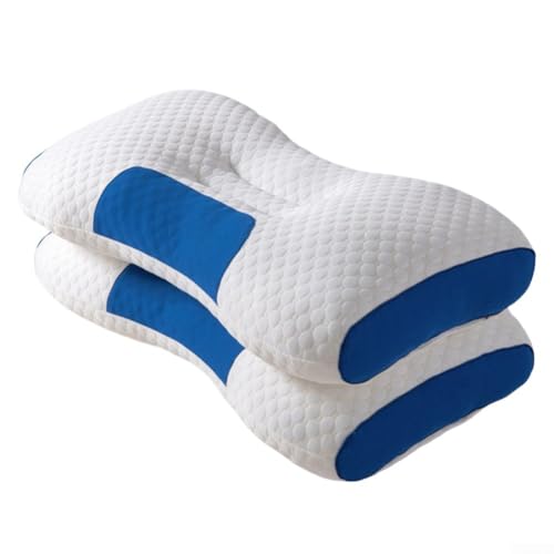 ReachMall Neck Support Sleeping, Cervical Orthopedic s Neck Support, Non-Foldable Core Multifunctional Sleep for Sleeping(blue)