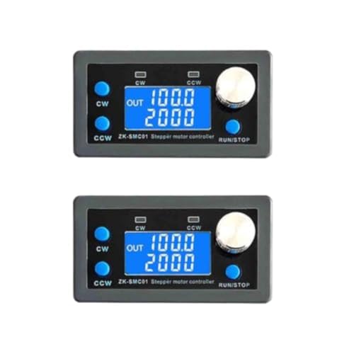 2PCS ZK-SMC01 SMC01 42 57 Stepper Motor Controller Forward Reverse Angle Pulse Speed Control Board PLC Serial Communication