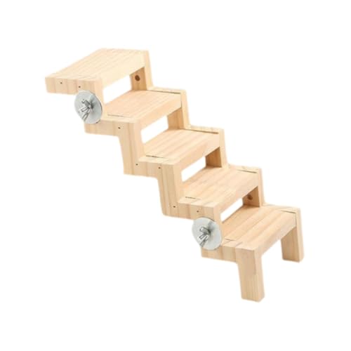 Bothyi Bird Climbing Ladder Pet Parrot Playstand Multifunctional Lightweight Parrot Ladder Toy Bird Playground for Parakeet Lovebird, 18x9.3x5.3cm