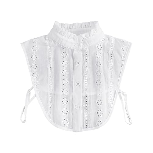 1 cuello de encaje, cuello falso, cuello de blusa, cuello con volantes, cuello blanco, cuello de blusa, blusa victoriana