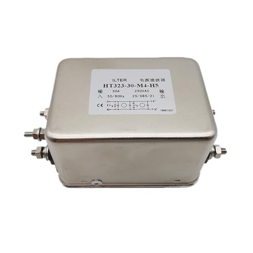 Filtro de potencia monofásico HT323 de 30A para solucionar parpadeos y fallos eléctricos