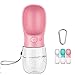 COTOP Botella de Agua para Perros,350/550ml Botella de Viaje para Caminar para Perros, Dispensador de Bebidas para Cachorros Taza Portátil para Beber para Mascotas al Aire Libre, Regalo para Perros