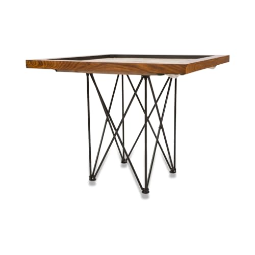 Uber Games Adjustable & Collapsible Carrom Board Stand – 30" Elevated Platform for Level Play, Fully Adjustable Legs, Lightweight, Foldable for Easy Storage & Transport with Canvas Carry Bag