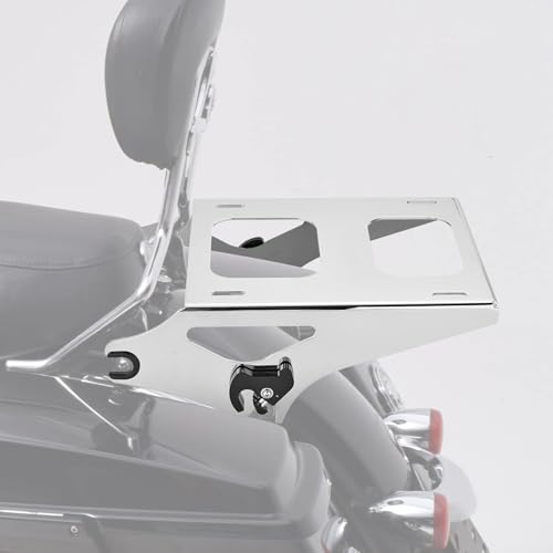 WeiSen Two-Up Tour Pack Pak Mount Gepäckträger Quick-Detach Kompatibel mit Harley Davidson Touring Street Glide/Electra Glide/Road Glide/Road King 2014-2022