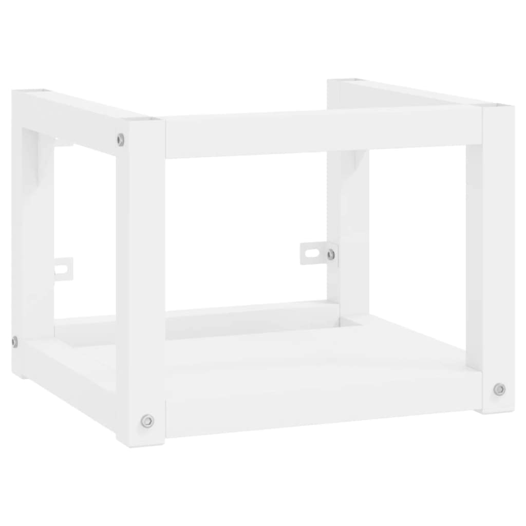 Soporte para lavabo de pared, la consola blanca ideal para el aseo de invitados