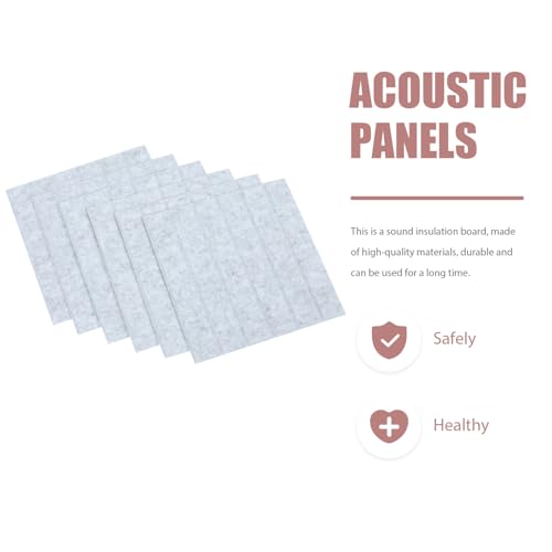 BESTonZON 6 paneles absorbentes de sonido material de aislamiento acústico profesional para KTV estudio en casa reducción de ruido prevención de eco miniatura 3