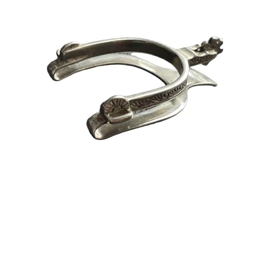 Rare Vintage Western Spur Sterling Silver Money Clip, Personalised Engraved Money Clip, Spur Sterling Large Feature Clips, Western Themed Metal (1)