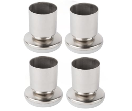 Soro Essentials Set of 4 Metal Bar Stool Floor Glide Tip for Leg Protectors - Hardwood Floors Stool Cap Cover for Protecting From Scratches and for Chair Feet