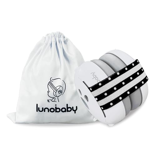Lunobaby Baby Ear Muff - Noise Canceling Headphone for Infant Hearing Protection - Newborn Earmuff...