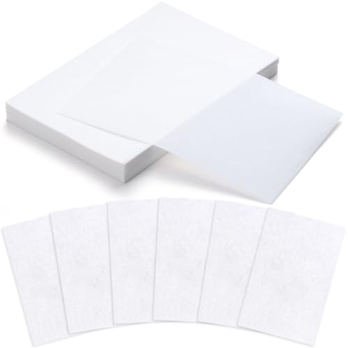 Pndeyo ヘアパーマ用エンドペーパー100枚 使い捨てサロンヘアパーマペーパー、高温耐性ヘアカーリングペーパーヘアスタイリングアクセサリー コールドパーマとホットパーマ用 ホワイト