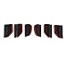 Mactoom Tail Light Lamp Cover Guard Compatible with Ford Mustang 2018-2021,Rear lamp Bezel Frame Decor Exterior Accessories (Smoke Black Cover)