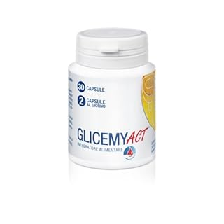 Glicemy Act, Integratore Alimentare per Mantenere i Livelli Normali di Glucosio nel Sangue, con Pectina, Gymnema e Cromo, 1 Confezione da 30 Capsule