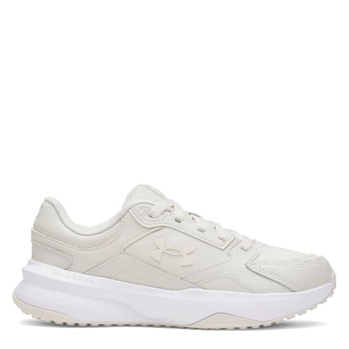Under Armour Edge - Zapatillas de entrenamiento de piel para mujer, Summit White, 37.5 EU