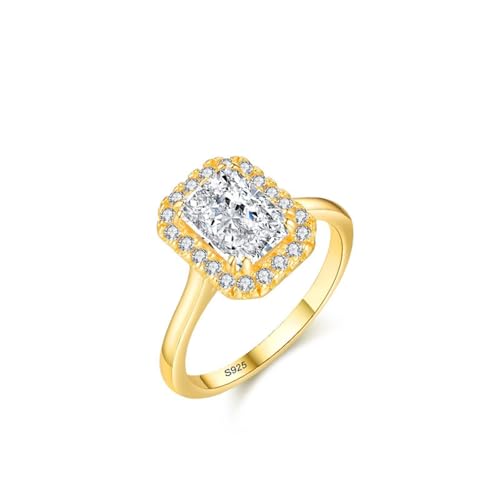 Bague or femme pierre zircone blanc alliance argent sterling