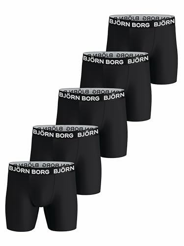 Calzoncillos tipo bóxer para hombre Björn Borg pack de 5 que eliminan el sudor al entrenar
