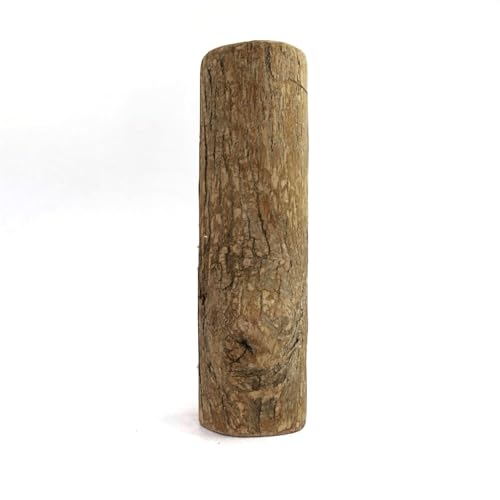 Cartava Olivenholz Stamm – naturbelassenes Rohmaterial für rustikale Holzarbeiten, ideal zum Schnitzen, Drechseln und für kreative Deko-Projekte (1 Stück, D6 L30 cm)