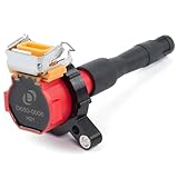 Dinan Ignition Coil D650-0006 (Red) for Select BMW M and S Series Models M52 M54 M62 M73 S52 and S62 - Replacement for OEM Stock Part Numbers 12137599219, 12131748018, 12139067830-1 pack