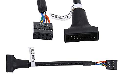 See full amazon price history chart for SaiRetail.Com 19 Pin USB 3.0 Male to USB 2.0 9 Pin Female Motherboard Cable Housing Adapter Line Converter SaiRetail.Com 19 Pin USB 3.0 Male to USB 2.0 9 Pin Female Motherboard Cable Housing Adapter Line Converter (B08R55QHZQ) Amazon Price History, Amazon Price Tracker