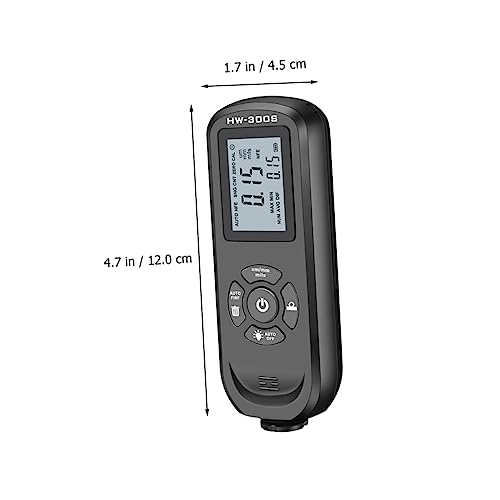 Medidor digital portátil de espesor de pintura para autos miniatura 3
