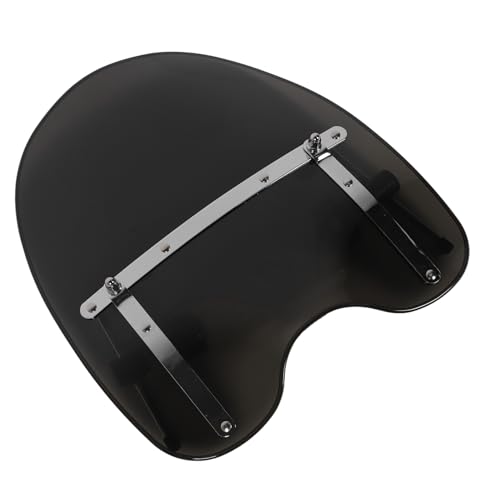 Pare-brise moto PC fumé pour guidon 20mm déflecteur route