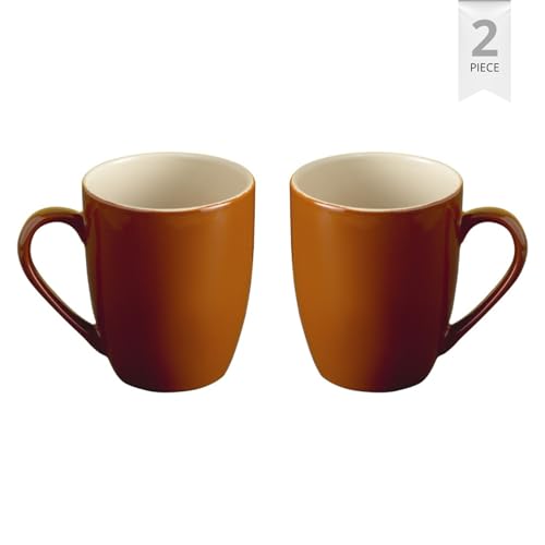 Image of Clay Craft Modern Matte Coffee Mug Set of 2, 350 ml | Fine Ceramic Tea, Coffee & Milk Mugs | Elegant & Durable Drinkware | Microwave & Dishwasher Safe | Minimalist Home, Office & Gift Collection