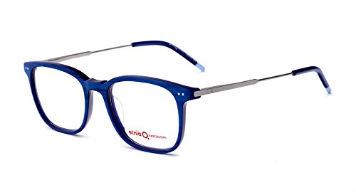 ETNIABarcelona Eyewear | Blue Frame | Acetate Full-Rim Square Shape Branded Latest and Stylish Frame | Mens Frames | Size Small | NEWCASTLE BLSK 51145