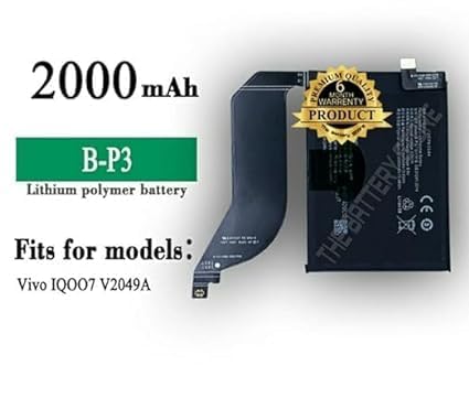 Image of THE BATTERY STORE Original B-P3 Battery for Vivo IQOO7 V2049A I2009 Battery with 6 Month Warranty**** (PPP3)