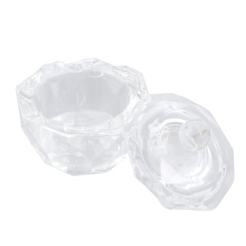 2 piezas Copas de Cristal Octagonales para Arte de Uñas miniatura 1
