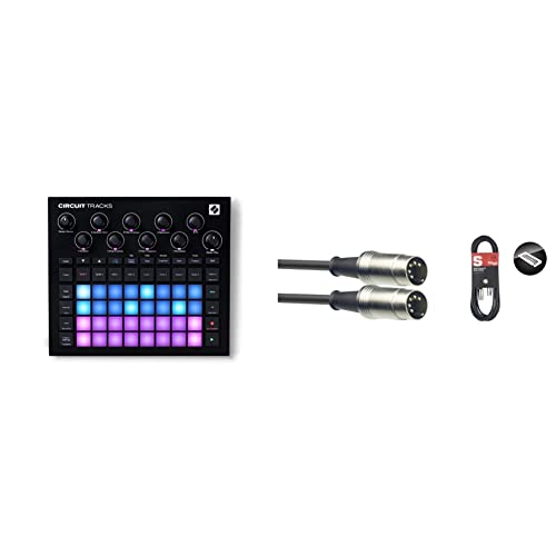 Novation Circuit Tracks Panel controlador + Stagg SMD1 Cable MIDI, 1 m