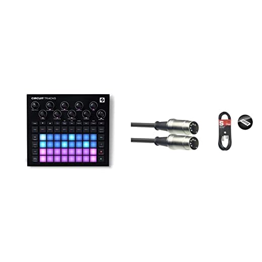 Novation Circuit Tracks Panel controlador + Stagg SMD1 Cable MIDI, 1 m