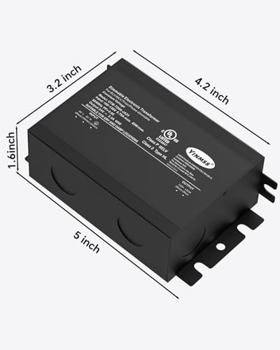 Image of LED Driver 24V 60W DimmableTriac ELV /MLV LED Transformer Compatible with Lutron&Leviton Switches,for LED Strip Lights,Kitchen, Cabinet,UL&FCC-Listed