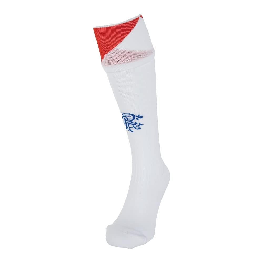 Castore Kids Rangers Away Socks 2022 2023 Juniors White 3.5-6