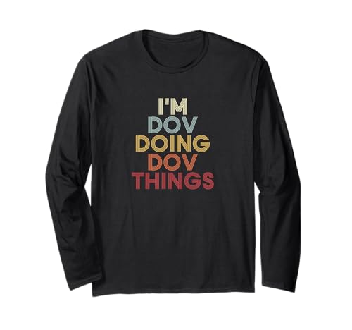 Dov Name Dov Personalized Name First Given ����T�V���c