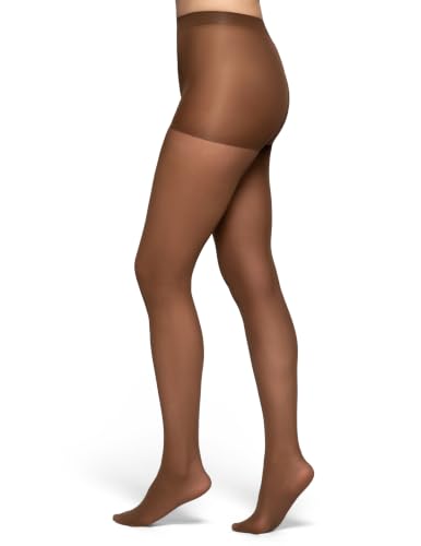 Image of HUE Women's Sheer Control Top Tights Supersoft Lightweight Pantyhose