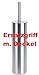 Produktbild ZACK Ersatzgriff m. Deckel für Edelstahl Toilettenbürste TUBO WC-Bürste 940284G