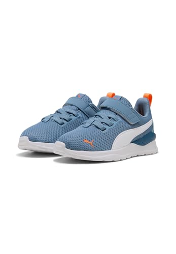 PUMA ANZARUN LITE AC+ PS Sneaker, COOL Blue White-ORANGE GLO, 23 EU