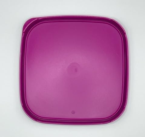 Tupperware Modular Mates Square Replacement Lids Seal Lid 1623 Maroon 7" x 7"