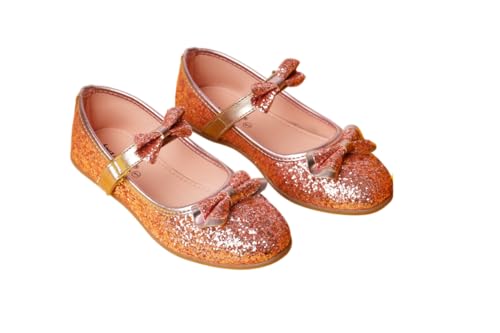 BOYZ N GALZ BALLERINAS Kids - Footwear For Girls Comfortable Casual & Function | PU - Material |Design - BG5101| Closure- Velcro | 5-5.5 Years Kids | Color- Pink | Size- Uk 12, Euro- 30