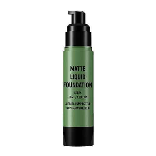 Wismee Green Face Body Paint Christmas Stocking Stuffers Full Coverage Liquid Foundation for Halloween SFX Witch Makeup Elphaba Costume Patricks Day Accessories
