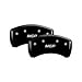 MGP Caliper Covers 10010RMG2BK S197 & GT Black Caliper Covers - Engraved Rear44; Set of 2