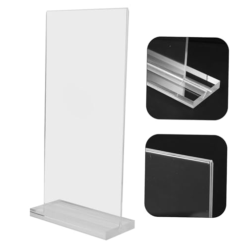 Support de panneau acrylique pour menu de restaurant et bureau