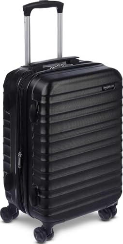 Amazon Basics 21' Hardside Carry On Luggage, Hardshell Suitcase with Wheels