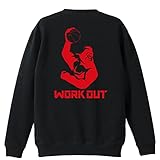 [アートワークスコウベ] バスケ トレーナー スウェット 裏パイル 練習着 ゴリラワークアウト バスケットボール 150cm ブラック