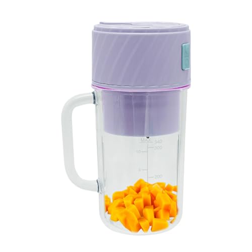 電動ブレンダーカップ - 充電式シェイク用パーソナルブレンダー,多機能 フード プロセッサー 家庭用 家電 キッチン 野菜 果物 牛乳 ヨーグルト バナナ 対応