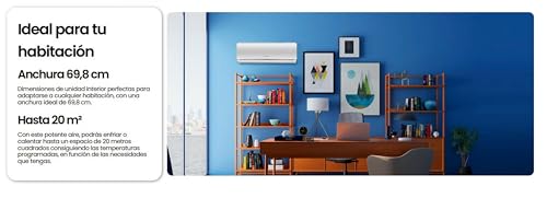 Miniatura 6 de Infiniton Aire Acondicionado Sptse12a2, 12000 Btu, Wifi Incorporado, Bomba De Calor, Control Remoto, Modo Sleep, A , Blanco