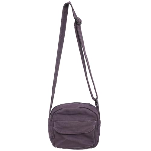 Bolso pequeño de lona para cruzar hombro unisex miniatura 1