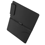 CONGARTENO Portapapeles para Recibos de Restaurante Pequeño de Cuero PU Portamenús Compacto 78 X 49 Pulgadas para Meseros Porta Talonarios y Facturas para Uso en Bares y Restaurantes