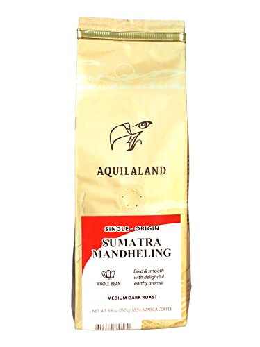 Aquilaland Single Origin Sumatra Mandheling, Medium Dark Roast miniatura 1