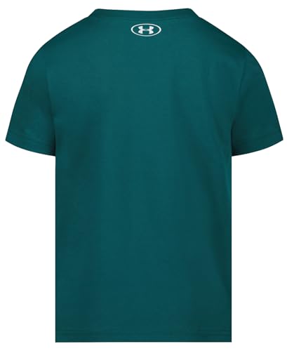 Image of Under Armour Boys Short Sleeve Core Graphic T-Shirt, Lightweight & Breathable, Relaxed Fit